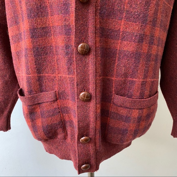 Burberry Nova Check Lambswool Cardigan - Picture 3 of 14